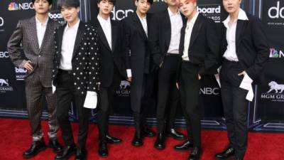 Así lucieron los chicos de BTS a su llegada a la alfombra roja de los Billboard Music Awards 2019.