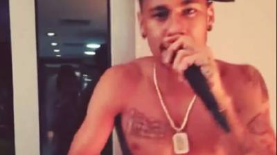 El clip cantando rap lo subió a su cuenta de Instagram y ha sido un hit en redes sociales. Foto YouTube