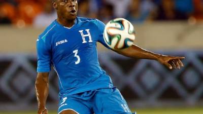 Maynor Figueroa en el partido amistoso contra Israel.