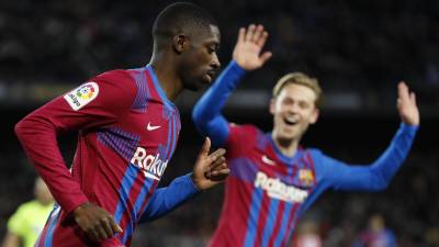 Dembelé marcó un gol y dio dos asistencias en la goleada de 4-0 del Barcelona frente al Athletic Club.