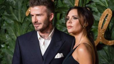 David y Victoria Beckham en los British Fashion Awards de 2018.