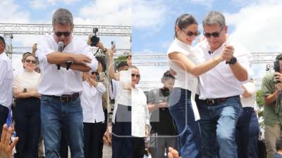 La llegada del expresidente Juan Orlando Hernández a Honduras, tras ser indultado por el presidente Donald Trump luego de ser condenado a 45 años de cárcel por narcotráfico y comercio ilegal de armas, se convierte en un momento histórico para el país. Fotos: David Romero | La Prensa