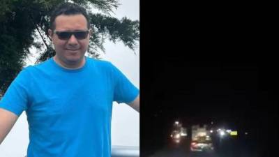 Un conductor grabó el momento exacto en que ocurre el accidente que cobró la vida del querido ingeniero Miguel Madrid Raudales.