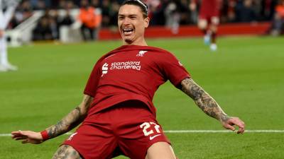 El golazo de taco de Darwin Núñez en el Liverpool - Real Madrid