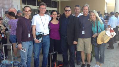 Los médicos fueron recibidos por el personal de Audio Sistemas.