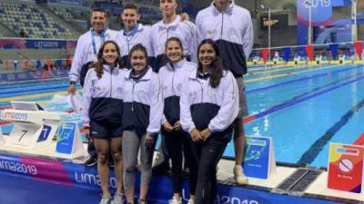 Los nadadores hondureños iniciaron su competencia en Lima 2019.
