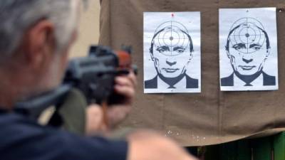 El presidente ruso Vladimir Putin no goza de popularidad en Ucrania.