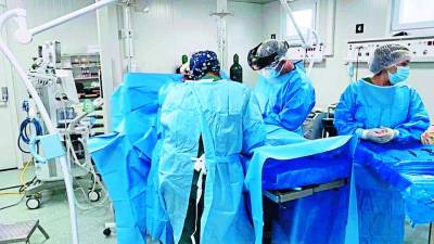 El hospital móvil de Tegucigalpa funciona como módulo quirúrgico, ya se han hecho 772 cirugías.
