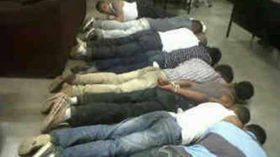 Capturan a 10 supuestos integrantes de la Pandilla 18.