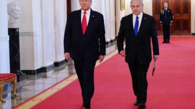Trump y Netanyahu presentarán este martes el plan de paz para Oriente Medio./AFP.
