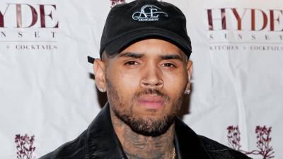 El rapero estadounidense Chris Brown.
