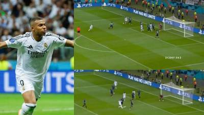 Mbappé no perdonó: así fue el primer gol del francés con el Real Madrid