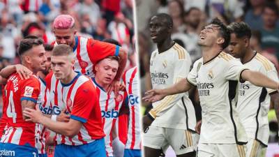 El Girona y el Real Madrid pelearán por el liderato de la Liga Española el sábado en la octava jornada.