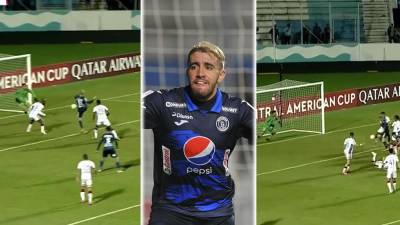 Agustín Auzmendi marcó dos goles para darle al Motagua un empate 2-2 contra el Saprissa, pero falló una clarísima frente a la portería.