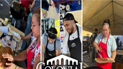 Expositores del Taller de Ahumados en Supermercados Colonial, junto con los expertos de Parrilleros Catrachos, muestran y disfrutan de técnicas de cocina al aire libre.