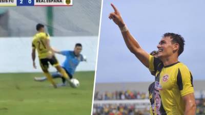 Génesis: Así fue el golazo de Roberto Moreira ante Real España