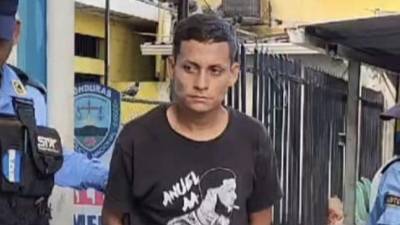 Momentos de la captura de Carlos Alfredo Mencía Mejía.