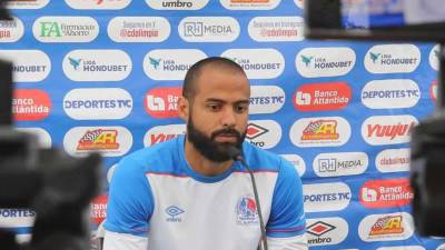 Edrick Menjívar habló en rueda de prensa sobre el partido de vueltta del Olimpia contra Olancho FC por el boleto a la final.
