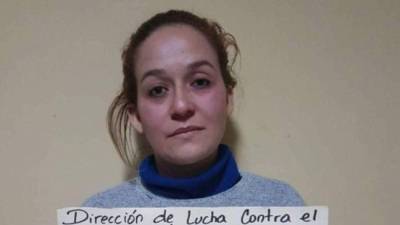 Fotografía policial de Tesla Danessa Ortega Valle.