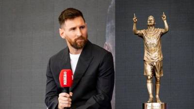 Messi fue galadonado por el periódico deportivo Marca por ser el futbolista con más títulos de la historia del deporte.