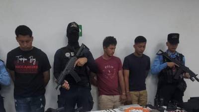 Los detenidos serán puestos a la orden de la Fiscalía de El Progreso, Yoro.