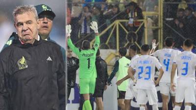 Javier ‘Vasco‘ Aguirre fue agredido al final del partido y los jugadores de Honduras pidieron calma a los aficionados hondureños.
