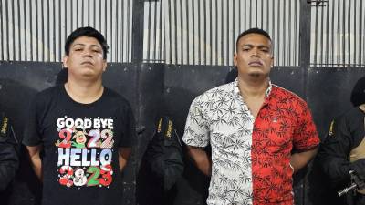 La Dipamco presentó a los presuntos implicados en la Jutosa, Choloma, Cortés.