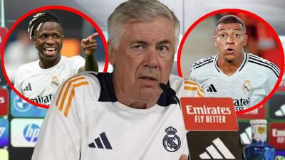 Carlo Ancelotti zanjó el tema de los penales entre Vinicius y Mbappé.