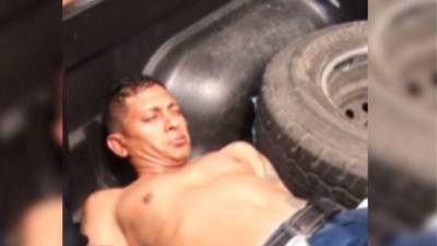 Cristofer Paul García Delarca el día de su captura el 30 de mayo