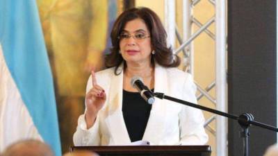 Rixi Moncada, exministra de Finanzas de Honduras.