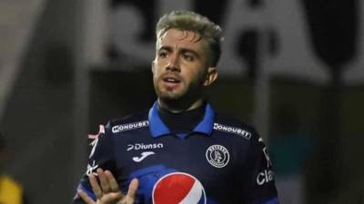 Auzmendi fue el máximo goleador del torneo Clausura 2024 con Motagua, equipo con el que le queda seis meses de contrato.