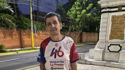 Wilfredo Villeda fue el primer corredor en hacer acto de presencia en el bootcamp de la Maratón La Prensa.