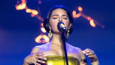 La cantante Ángela Aguilar.