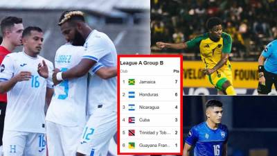 Tabla de posiciones de la Nations League de la Concacaf.