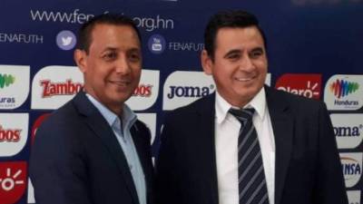 Polémica. Óscar Velásquez (izquierda) y Benigno Pineda (derecha) son los poderosos que manejan el arbitraje hondureño.