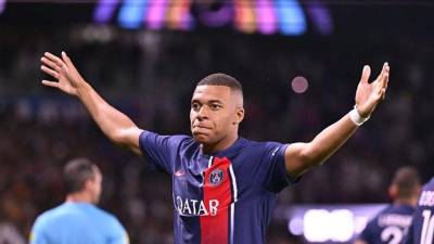 Kylian Mbappé es la máxima figura del París Saint Germain de Francia.