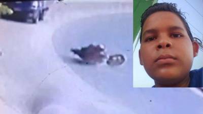 Imágenes del video del momento exacto cuando murió el joven Emerson Erazo.