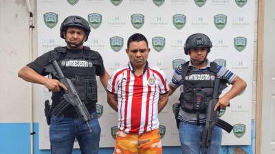 Geovanny Pereira Amaya, el sujeto capturado por la unidad antisecuestros de la DPI.