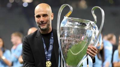 Pep Guardiola ganó la ansiada Champions League con el Manchester City y quiere seguir haciendo historia en el club inglés.