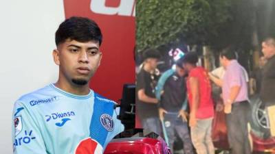 Cléver Portillo habló de su accidente en carro tras regresar de Costa Rica con Motagua.
