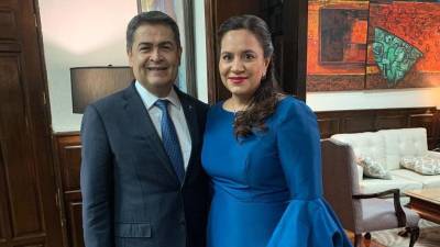 Ana García de Hernández y Juan Orlando Hernández | Fotografía de archivo