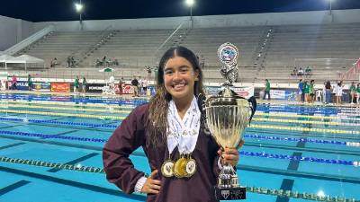 Tres años tiene Michell Ramirez de estudiar en la universidad Sagrado Corazón la carrera de Ciencias y Ejercicios de la Salud.