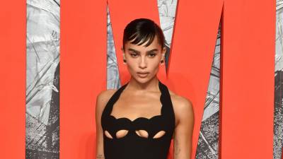 Zoë Kravitz, de 35 años de edad.