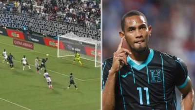 Jerry Bengtson marcó su primer gol en la Copa Oro 2023 con la Selección de Honduras.