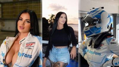 Renee Gracie, piloto de carreras que se convirtió en una estrella de contenido para adultos, ha vuelto a las pistas para destacar el volante con un equipo que patrocina OnlyFans.