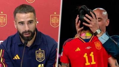 Dani Carvajal se pronunció sobre el beso de Luis Rubiales a Jenni Hermoso.