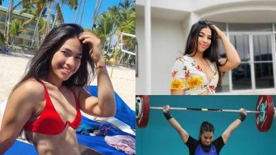 Su nombre es Sofía Alemán y destaca en halterofilia, deporte olímpico de levantamiento de pesas. La llaman la atleta más bella de Honduras. ¡Conócela!