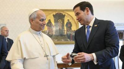 Rubio se reunió con León XIV en el Vaticano el pasado mayo.