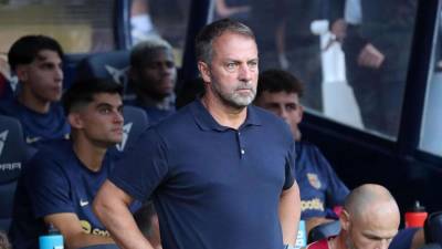 Hansi Flick, entrenador del Barcelona.