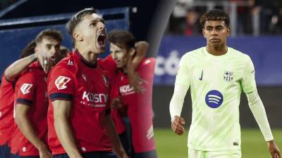 Bryan Zaragoza puso de rodillas al Barcelona en El Sadar, donde Lamine Yamal fue suplente y entró de cambio, marcó un golazo pero no ajustó.